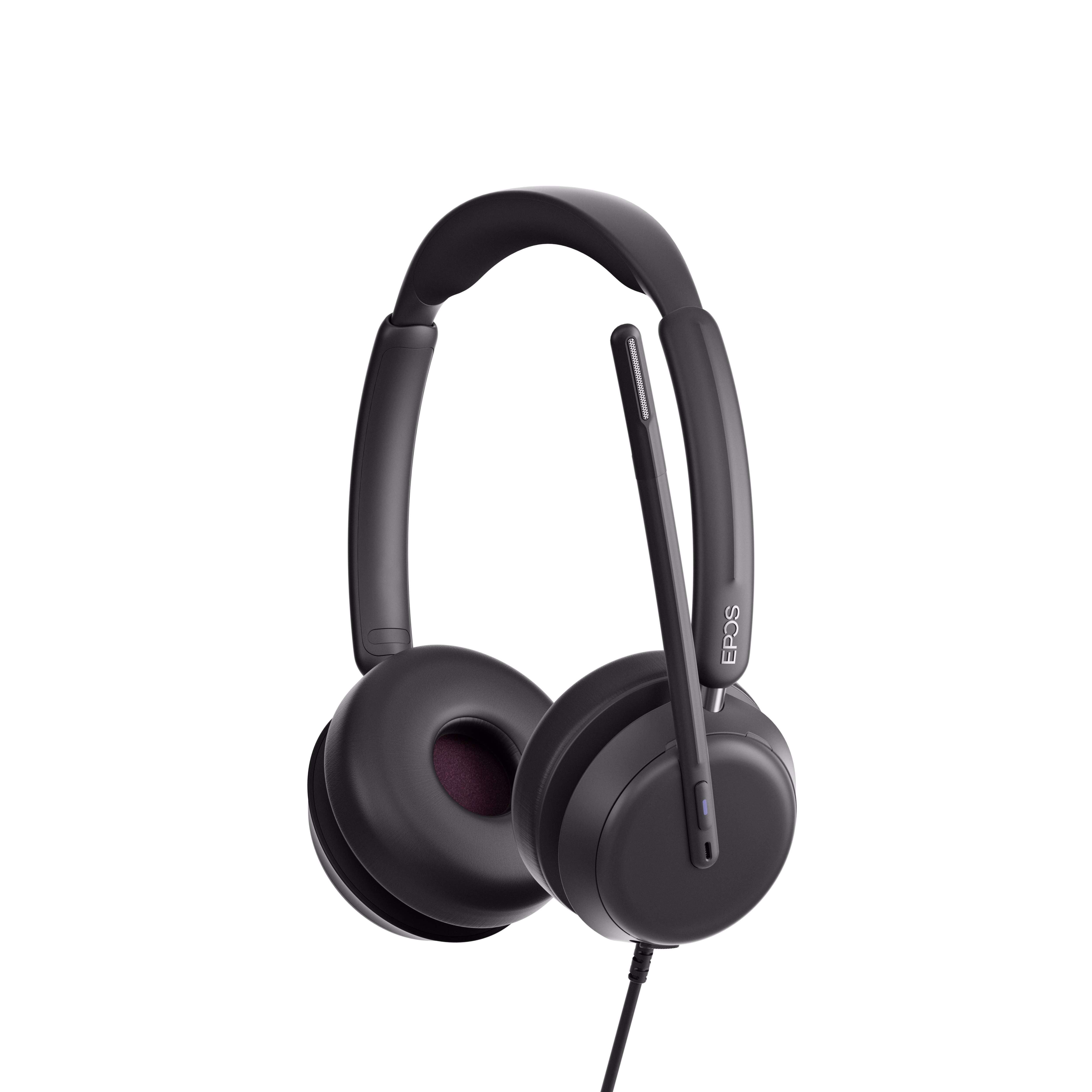 EPOS IMPACT 860T Teams USB-C Stereo Headset inkl. USB-A Adapter & Call Control am Headset