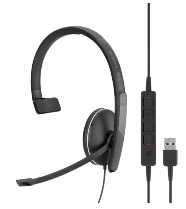 EPOS ADAPT 135T II USB-A & 3,5mm Mono Teams/UC Headset für PC/Handy