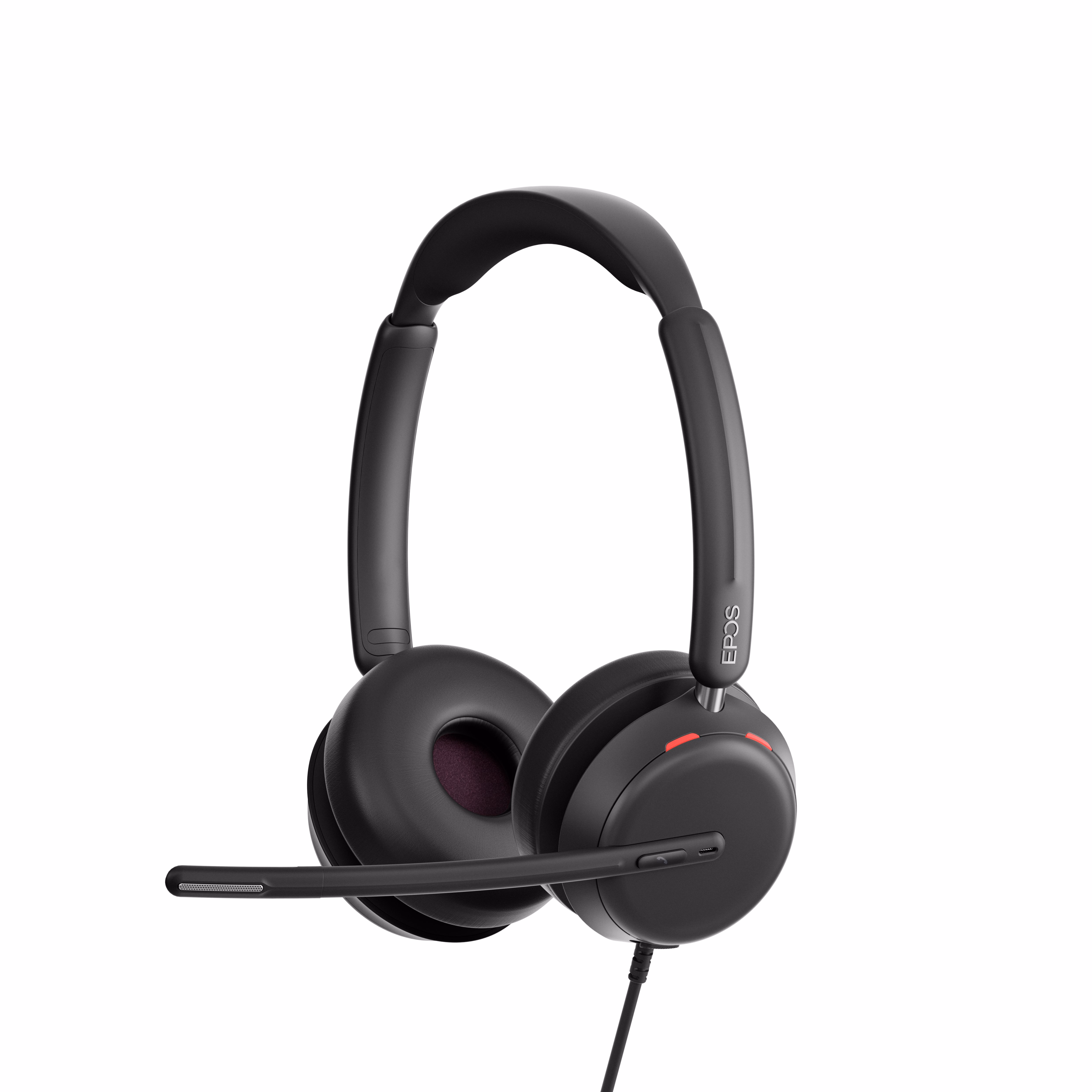 EPOS IMPACT 860 UC USB-C Stereo Headset inkl. USB-A Adapter & Smart Call Control am Headset