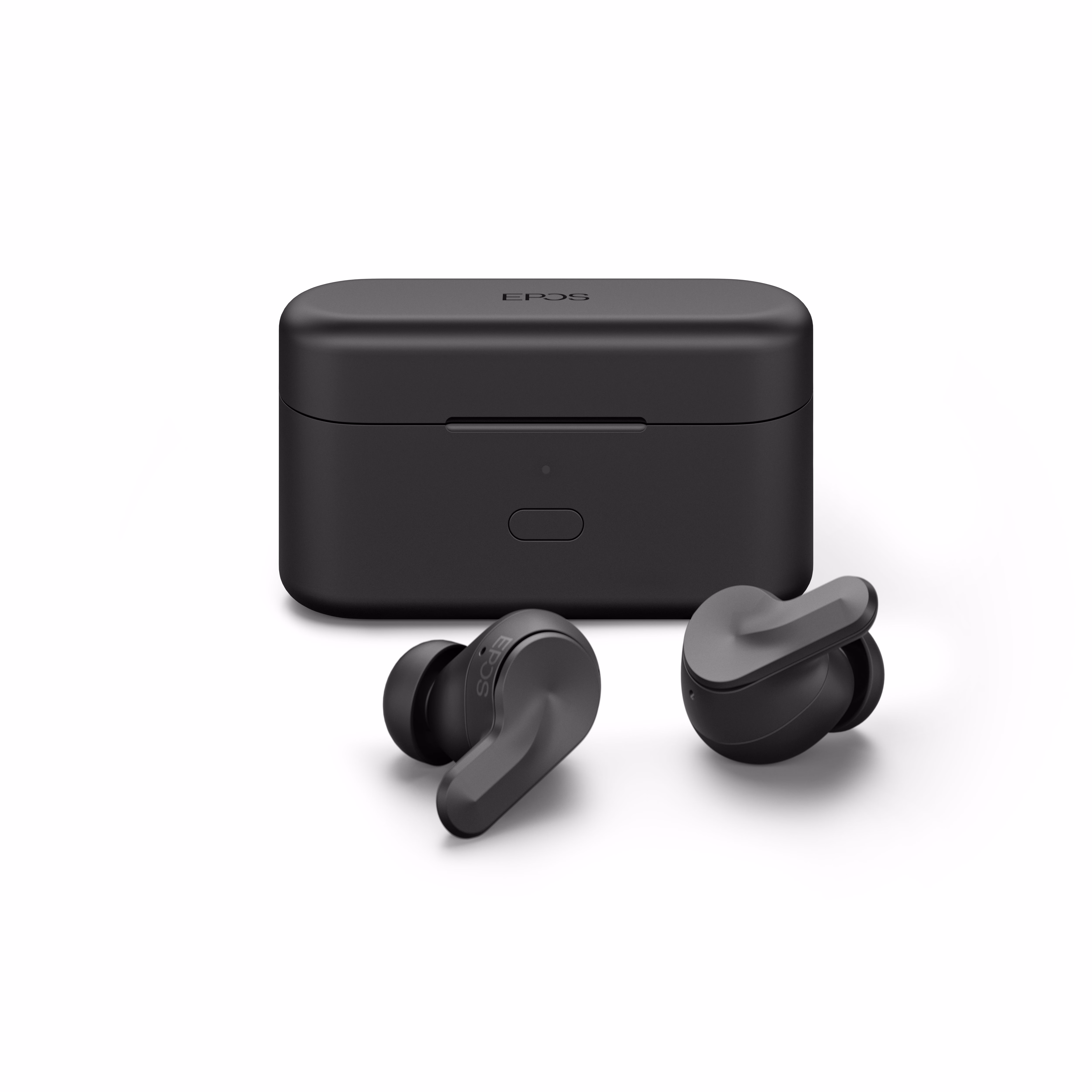 EPOS ADAPT E1 Black IPX5 Hybrid ANC Bluetooth Earbuds inkl. Ladecase & USB-C Dongle