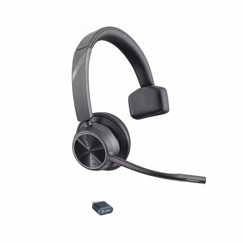 Poly Voyager 4310 UC-M Station USB-C Teams Mono Bluetooth Headset inkl. Ladeschale & BT700 USB-C Don