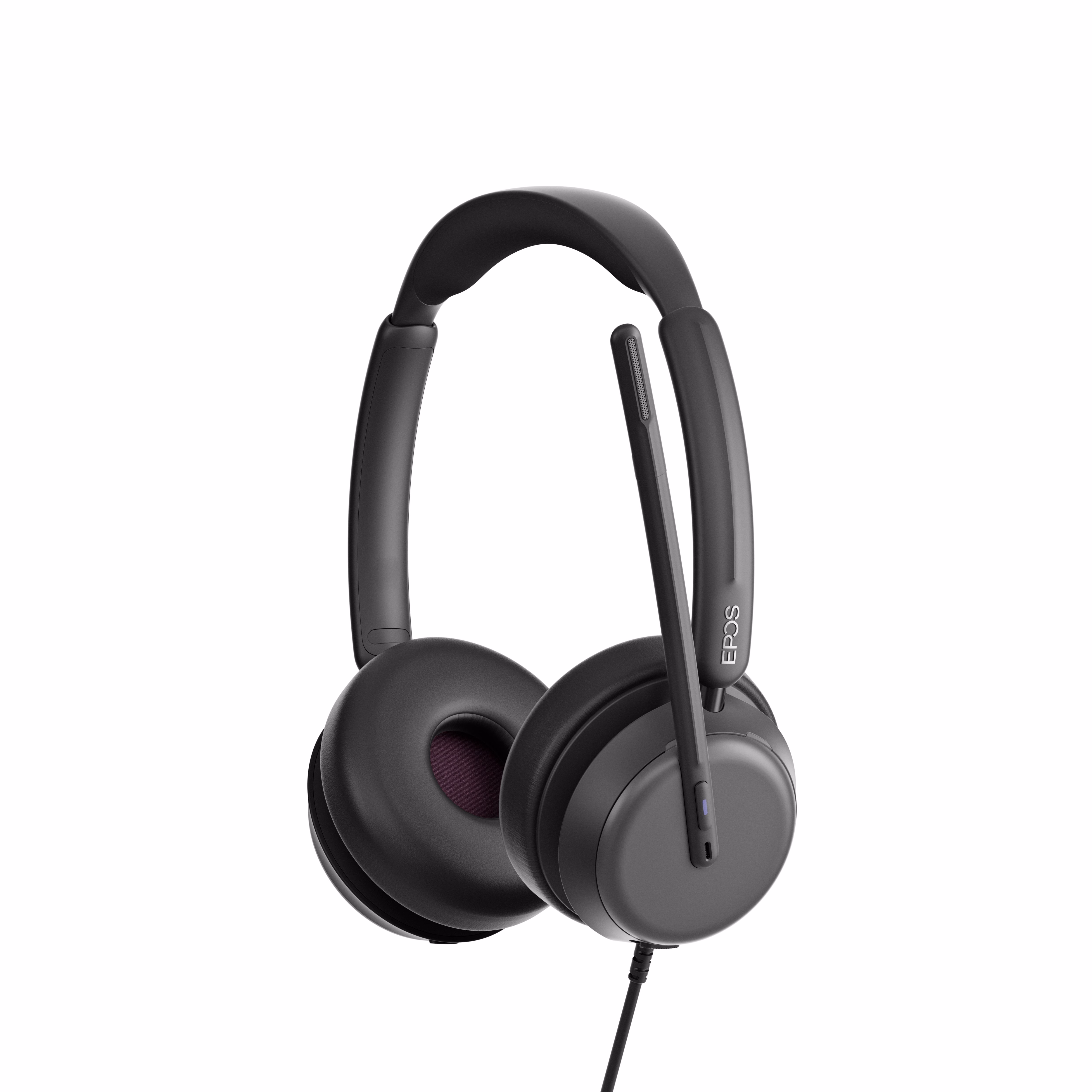 EPOS IMPACT 860T ANC Teams USB-C Stereo Headset inkl. USB-A Adapter & Call Control am Headset