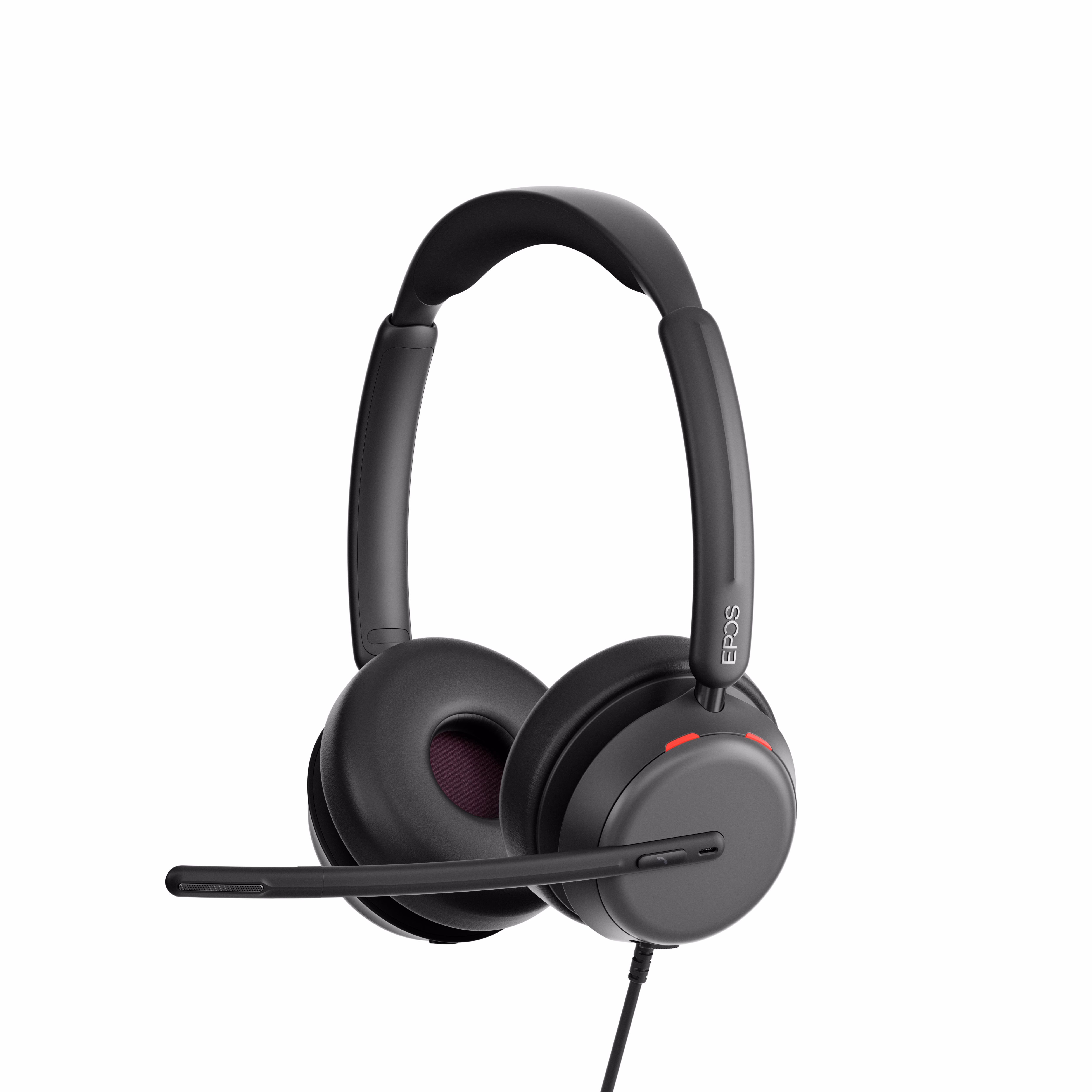 EPOS IMPACT 860 ANC UC USB-C Stereo Headset inkl. USB-A Adapter & Smart Call Control am Headset