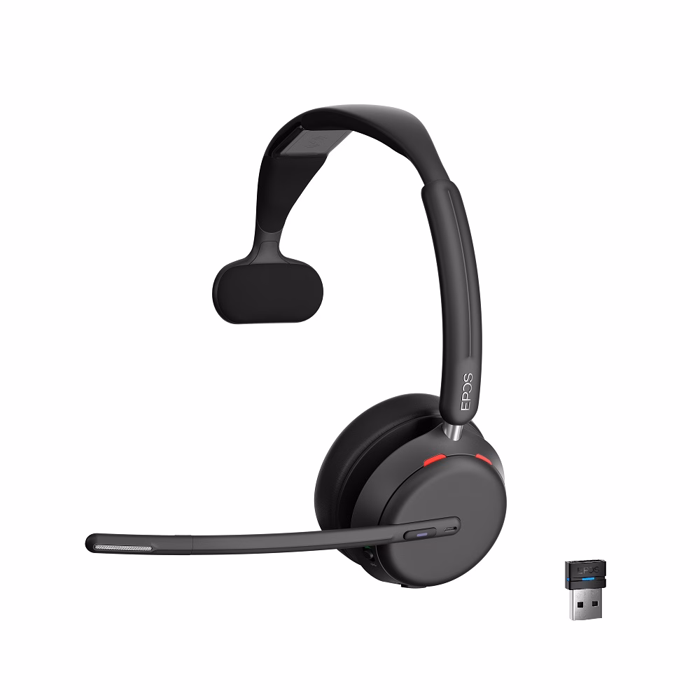 EPOS IMPACT 1030T Teams Mono Bluetooth Headset mit BTD 800 USB-A Bluetooth Dongle