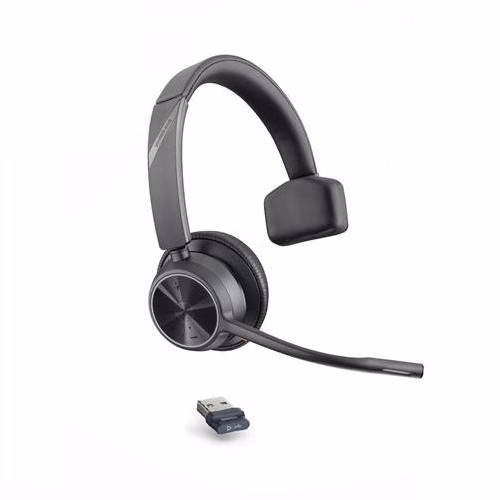 Poly Voyager 4310 UC Station USB-A Mono Bluetooth Headset inkl. Ladeschale & BT700 USB-A Dongle für