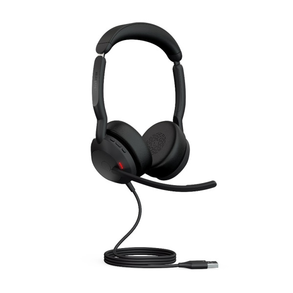 Jabra Evolve2 50 UC Stereo USB-A Kabel & Bluetooth ANC Headset für UC