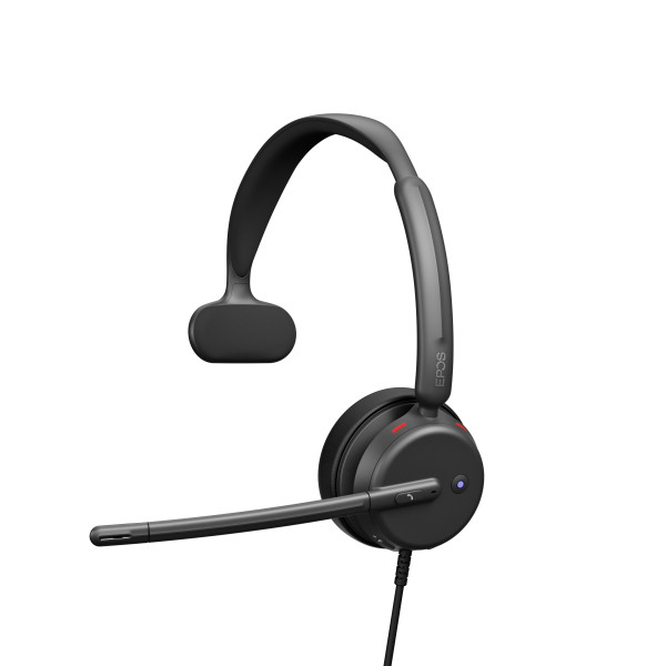 EPOS IMPACT 430T UC Teams USB-C Mono Headset inkl. USB-A Adapter & Smart Call Control am Headset