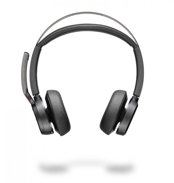 Poly Voyager Focus2 UC Station USB-A Stereo ANC Bluetooth Headset inkl. Ladeschale & BT700 USB-A Don