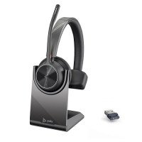 Poly Voyager 4310 UC-M Station USB-A Teams Mono Bluetooth Headset inkl. Ladeschale & BT700 USB-A Don Poly Voyager 4310 UC-M Station USB-A Teams Mono Bluetooth Headset inkl. Ladeschale & BT700 USB-A Don