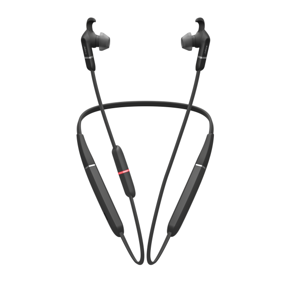 Jabra Evolve 65e MS Nackenbügel Bluetooth NC Headset inkl. Link 370 Dongle für PC Softphone/Mobiltel