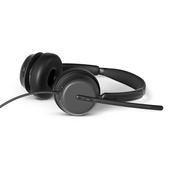EPOS IMPACT 860T ANC Teams USB-C Stereo Headset inkl. USB-A Adapter & Call Control am Headset