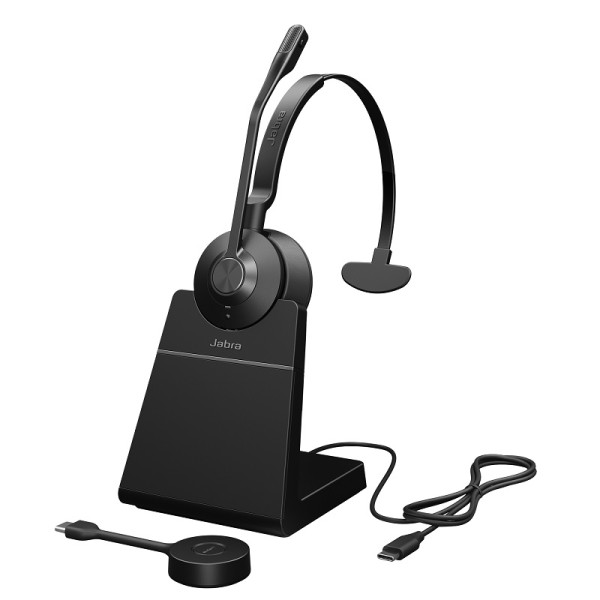 Jabra Engage 55 SE Stand Mono UC USB-C & Link 400c UC DECT USB-C Dongle