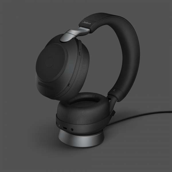 Jabra Evolve2 85 Link380c MS Stereo Stand Black ANC Bluetooth NC Headset inkl. Deskstand & Link 380