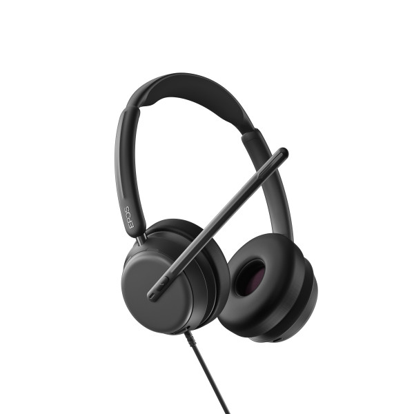 EPOS IMPACT 860 ANC UC USB-C Stereo Headset inkl. USB-A Adapter & Smart Call Control am Headset