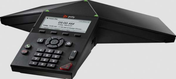 Poly Trio 8300 SIP IP VoIP-Konferenztelefon mit WiFi & Bluetooth & USB & PoE (ohne Netzteil)