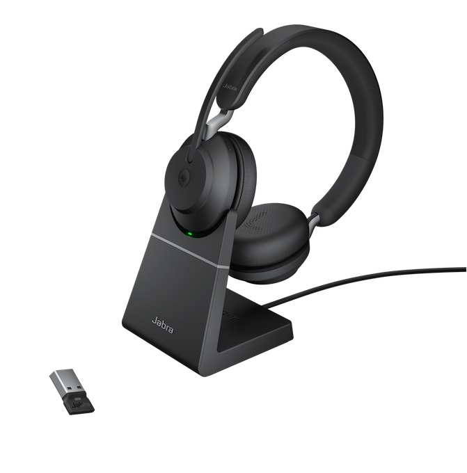 ヘッドホン Jabra Evolve2 65 , Link380a MS Jabra Evolve2 65 MS Stereo USB-A Headset inkl. Link380a