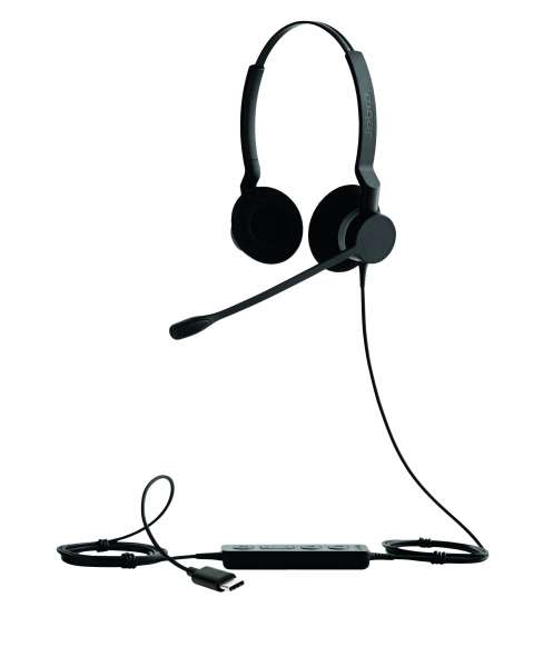 Jabra BIZ 2300 USB-C MS Duo USB NC Headset mit CallControl für Microsoft