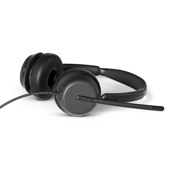 EPOS IMPACT 860 ANC UC USB-C Stereo Headset inkl. USB-A Adapter & Smart Call Control am Headset