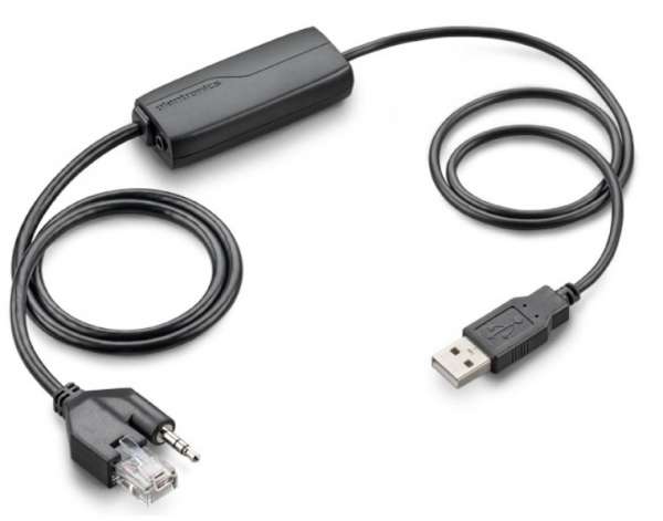 Poly APU-72 USB EHS Adapter für Cisco 8961, 9951 & 9971 & Cisco 8851 & 8861 und Avaya/Nortel 11x0,
