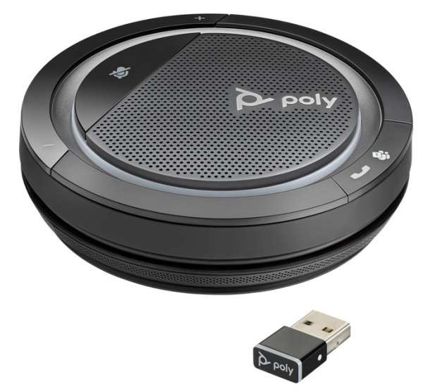 Poly Calisto CL5300-M BT600 USB-A & Bluetooth Konferenzlösung inkl. BT600 Dongle für Microsoft Teams