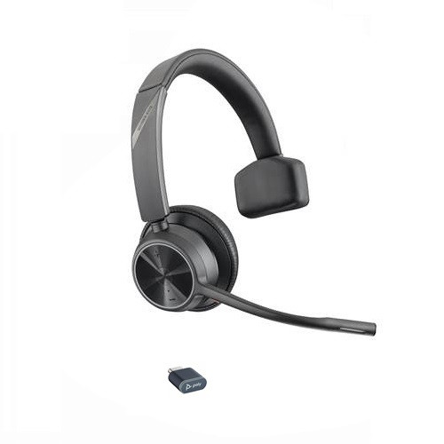 Poly Voyager 4310 UC USB-C Mono Bluetooth Headset inkl. BT700 USB-C Dongle für PC Softphone und Mobi