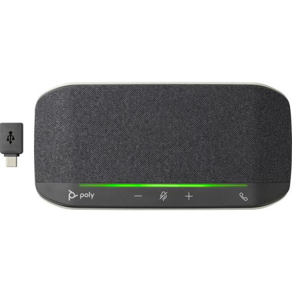 POLY SYNC 10 UC Freisprecheinrichtung mit USB-A auf USB-C Adapter (kabelgebunden)