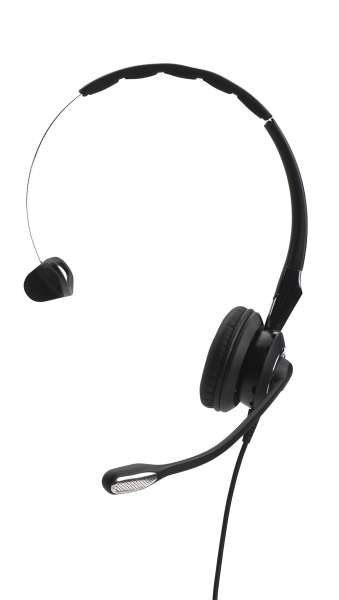 Jabra BIZ 2400 II Mono 3in1 WB Balanced NC Headset mit Überkopfbügel, Nackenbügel, Ohrhaken Speziell