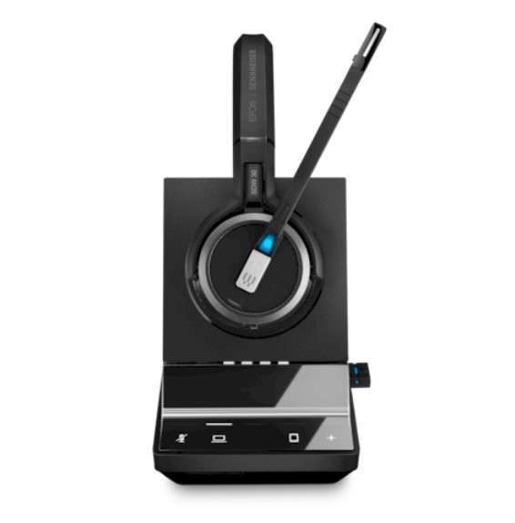 EPOS | SENNHEISER IMPACT SDW 5034 USB Mono DECT UNC Headset mit BTD 800 Dongle für PC Softphone und