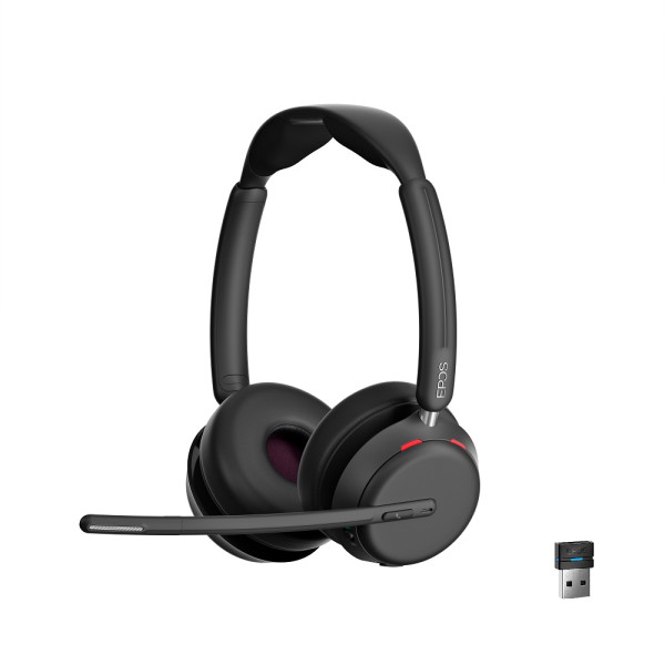 EPOS IMPACT 1061 Stand UC Stereo Bluetooth Headset mit CH 40 Ladestation & BTD 800 USB-A Bluetooth D