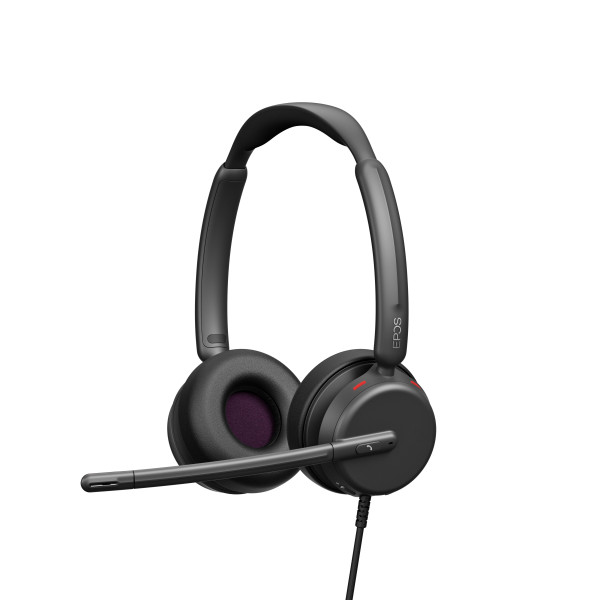 EPOS IMPACT 460 UC USB-C Stereo Headset inkl. USB-A Adapter & Smart Call Control am Headset