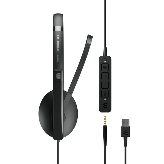 EPOS ADAPT 165T II USB-A & 3,5mm Duo Teams/UC Headset für PC/Handy