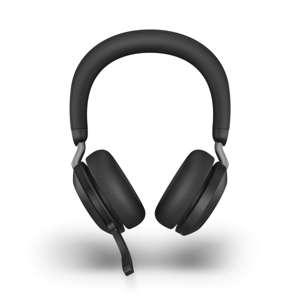 Jabra Evolve2 75 Link380a UC Stereo ANC Black Bluetooth NC Headset inkl. Link 380 USB-A UC BT Dongle