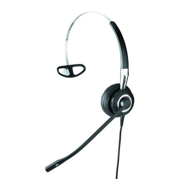 Jabra BIZ 2400 II Mono 3in1 NC Headset mit Überkopfbügel, Nackenbügel, Ohrhaken
