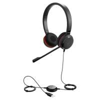 Jabra Evolve 20 Special Edition MS Duo USB NC Headset Kunstleder-Ohrpolster mit CallControl für Micr Jabra Evolve 20 Special Edition MS Duo USB NC Headset Kunstleder-Ohrpolster mit CallControl für Micr