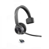 Poly Voyager 4310 UC USB-A Mono Bluetooth Headset inkl. BT700 USB-A Dongle für PC Softphone und Mobi Poly Voyager 4310 UC USB-A Mono Bluetooth Headset inkl. BT700 USB-A Dongle für PC Softphone und Mobi