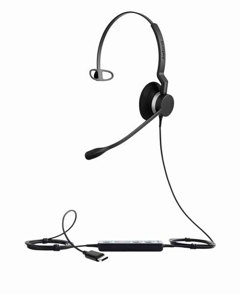 Jabra BIZ 2300 USB-C MS Mono USB NC Headset mit CallControl für Microsoft