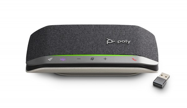 POLY SYNC 20+ Teams USB-A & BT inkl. BT600 Bluetooth USB-A Dongle Konferenzlautsprecher Microsoft ze