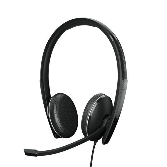 EPOS ADAPT SC 165 USB-A II & 3,5mm Klinke Duo Headset inkl. abnehmbarem USB-Kabel mit In-Line Call C