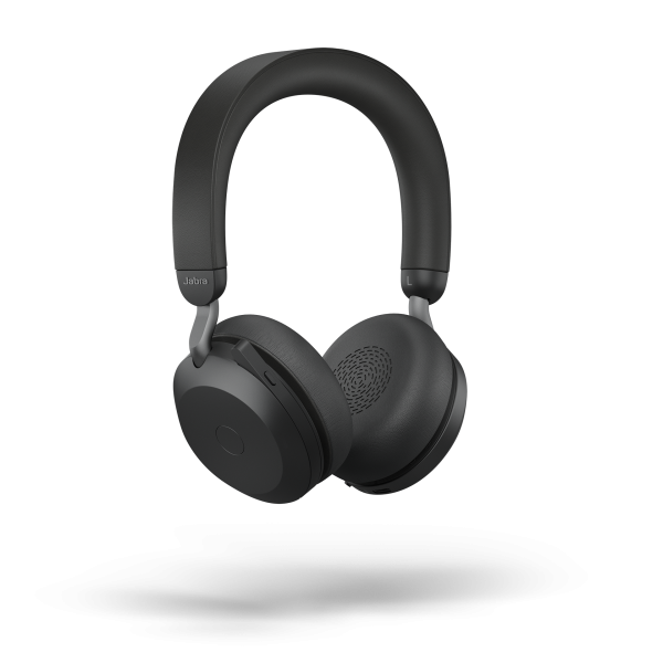 Jabra Evolve2 75 Link380a UC Stereo ANC Black Bluetooth NC Headset inkl. Link 380 USB-A UC BT Dongle