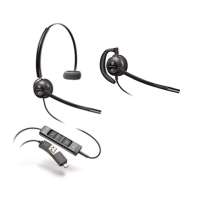 Poly EncorePro HW545 "USB-C auf USB-A Adapter" Konvertibel Headset für UC/Teams mit Überkopfbügel, N Poly EncorePro HW545 "USB-C auf USB-A Adapter" Konvertibel Headset für UC/Teams mit Überkopfbügel, N