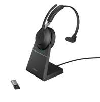 Jabra Evolve2 65 Link380a UC Mono Stand Black Bluetooth NC Headset inkl. Deskstand & Link 380 USB-A Jabra Evolve2 65 Link380a UC Mono Stand Black Bluetooth NC Headset inkl. Deskstand & Link 380 USB-A