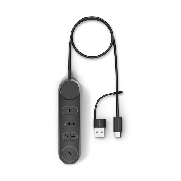 Jabra Engage 50 II Link USB C/A MS Teams mit USB-C auf USB-A Adapter