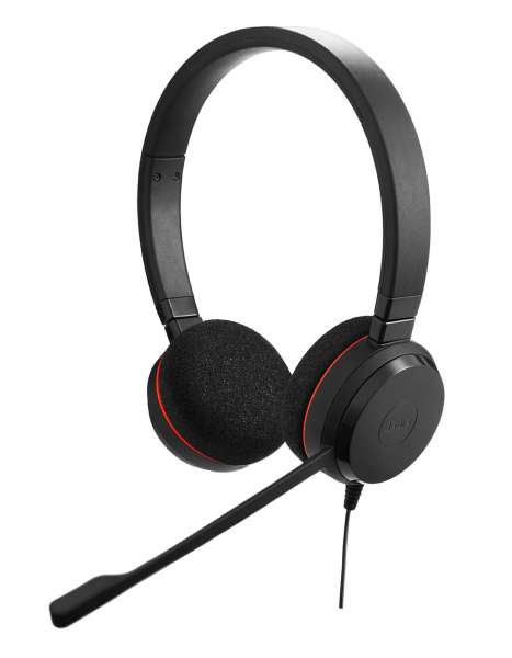 Jabra Evolve 20 UC Duo USB NC Headset mit CallControl