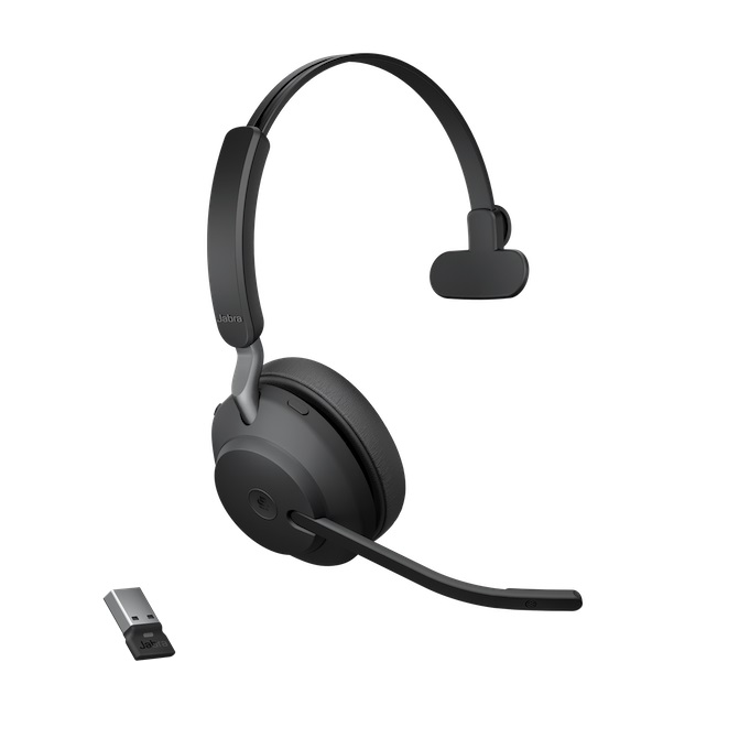 Jabra Evolve2 65 Link380a MS Mono Black Bluetooth NC Headset