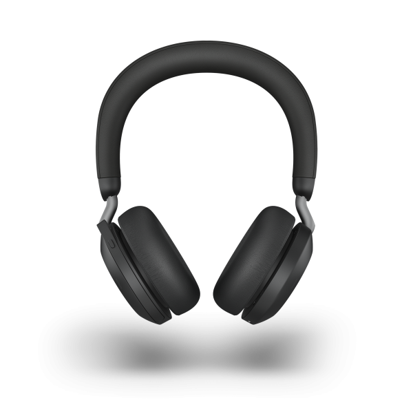 Jabra Evolve2 75 Link380a UC Stereo ANC Black Bluetooth NC Headset inkl. Link 380 USB-A UC BT Dongle