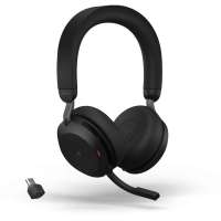 Jabra Evolve2 75 Link380c MS Stereo ANC Black Bluetooth NC Headset inkl. Link 380 USB-C MS Teams BT Jabra Evolve2 75 Link380c MS Stereo ANC Black Bluetooth NC Headset inkl. Link 380 USB-C MS Teams BT
