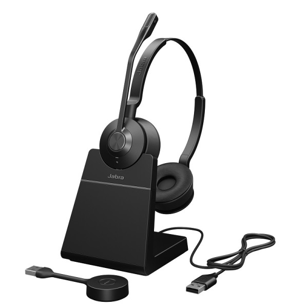 Jabra Engage 55 SE Stand Stereo UC USB-A & Link 400a UC DECT USB-A Dongle