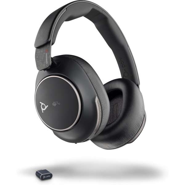 Poly Voyager Surround 80 UC-M USB-C Teams ANC Over-Ear-Bluetooth-Headset inkl. BT700 USB-C MS Teams