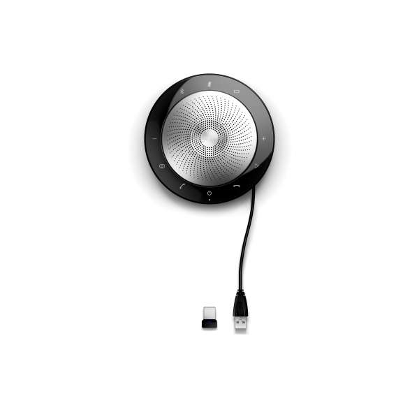 Jabra SPEAK 710 MS Bluetooth & USB-Konferenzlösung inkl. Link 370 Dongle und Link-Button (2x710 Kask