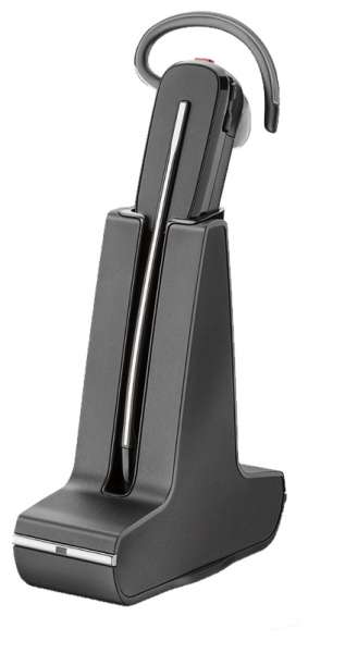 Poly Savi 8240 UC-M USB-C Konvertible DECT NC Headset mit D200 DECT USB-C Dongle für PC Softphone fü
